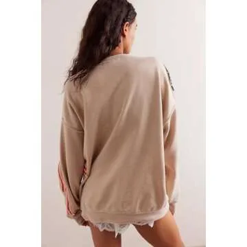 Shop Stylish Amiblvowa Oversized Sweatshirt for Women