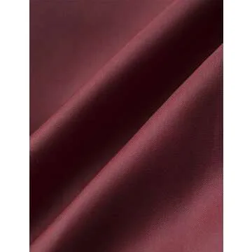 Tanming Women's Faux Leather Moto Biker Short Coat Jacket (WineRed10-L)