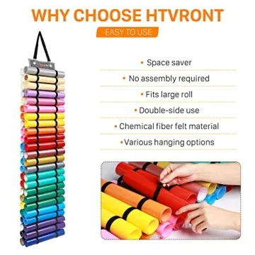 HTVRONT Vinyl Storage Organizer for Craft Supplies