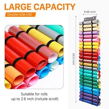 HTVRONT Vinyl Storage Organizer for Craft Supplies