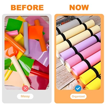 HTVRONT Vinyl Storage Organizer for Craft Supplies