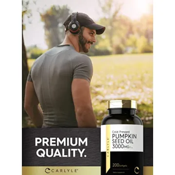 Carlyle Pumpkin Seed Oil 3000mg Softgels for Health