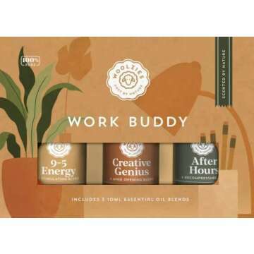 Woolzies Essential Oil Blends Set of 3 for Work