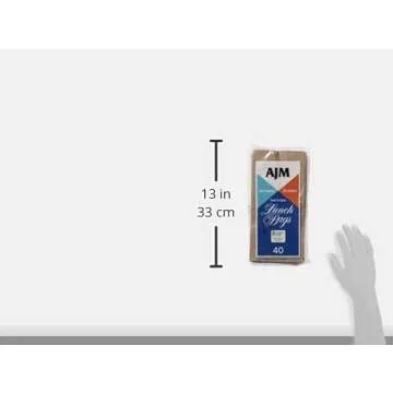 AJM Brown Paper Lunch Bags Versatile & Durable Pack