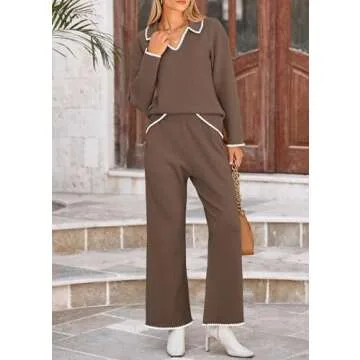 KIRUNDO 2 Piece Fall Sweater Sets for Women