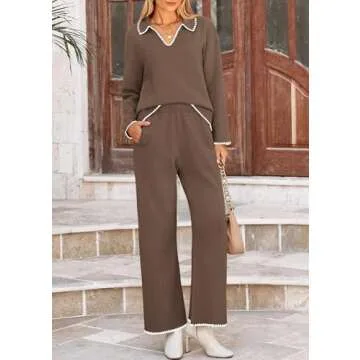 KIRUNDO 2 Piece Fall Sweater Sets for Women