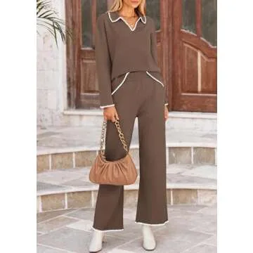 KIRUNDO 2 Piece Fall Sweater Sets for Women