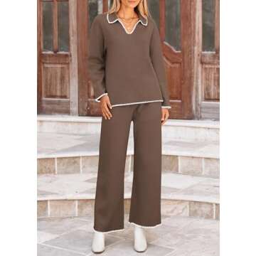 KIRUNDO 2 Piece Fall Sweater Sets for Women