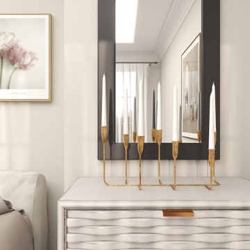 Buy CosmoLiving Slim 7 Candle Candelabra for Home Decor