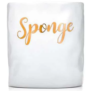 Best Kitchen Sink Sponge Holder with Pink Sponges