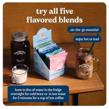 Chamberlain Coffee Cold Brew Singles - Flavorful & Convenient