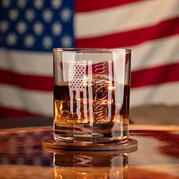 We The People Whiskey Glass - Perfect Gift for Patriots