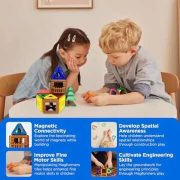 Magformers Log Cabin 48 Pieces - Creative STEM Toy