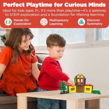 Magformers Log Cabin 48 Pieces - Creative STEM Toy