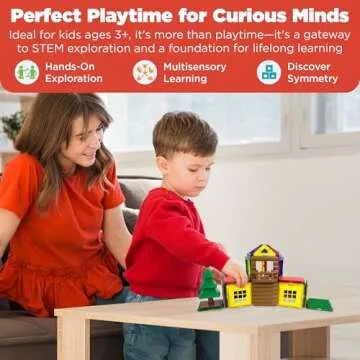 Magformers Log Cabin 48 Pieces - Creative STEM Toy