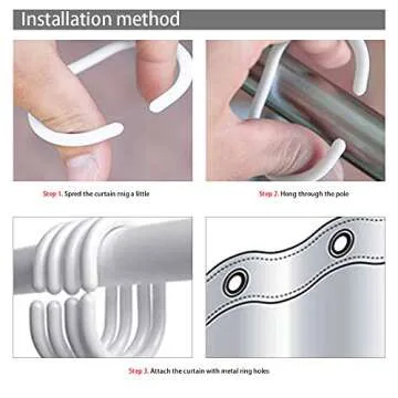 LshyMn EVA Shower Curtain Liner 3D Water Cube Clear Bathroom Clear Shower Liner for Shower Stall 71x71 Inches with Hooks (Pink Purple)