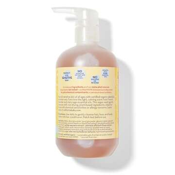 California Baby Calendula Shampoo and Body Wash 100% Plant-Based Allergy Friendly