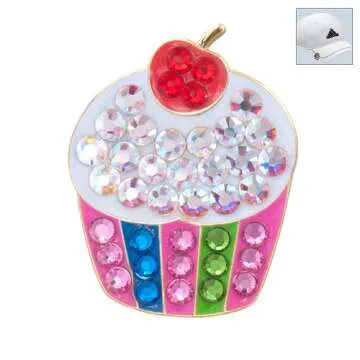 Bonjoc Crystal Golf Ball Marker & Hat Clip - The Perfect Accessory for Every Golfer