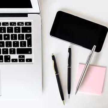 ChaoQ Stainless Steel Ballpoint Pens - 6 Pack