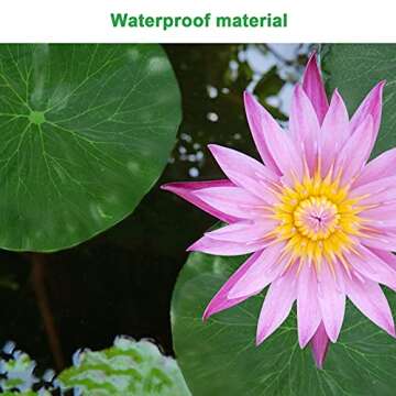Molain Artificial Lotus Leaves - Premium Floating Lily Pads