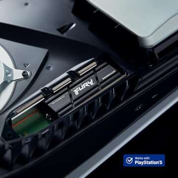 Kingston Fury Renegade 2TB NVMe SSD | Up to 7300MB/s | PS5 Ready