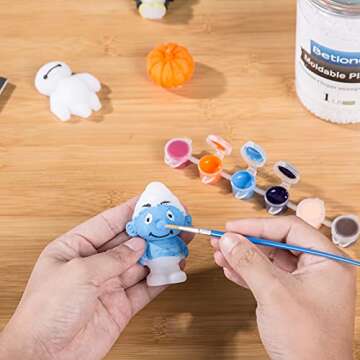 Betionol Moldable Plastic Clay, 2Lb/32oz White Modeling Clay Thermoplastic Beads for DIY Modeling Ma...