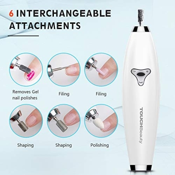 TouchBeauty Portable Nail Drill Set for Home Manicure
