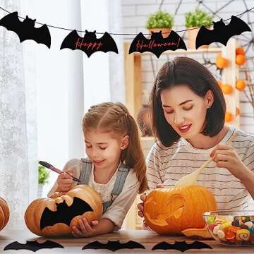 Geyee 100 Pcs Bat Cutouts Halloween Bat Single Color Cutouts Realistic Black Bat Paper Cutout for Halloween Classroom Bulletin Board Wall Decor Halloween Craft Projects Party Supplies