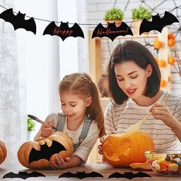 Geyee 100 Pcs Bat Cutouts Halloween Bat Single Color Cutouts Realistic Black Bat Paper Cutout for Halloween Classroom Bulletin Board Wall Decor Halloween Craft Projects Party Supplies