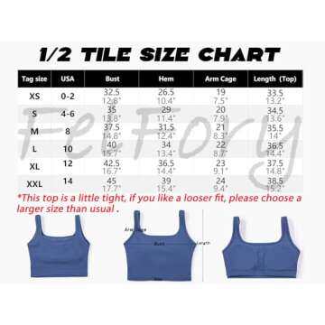 FelFory Longline Sports Bra Tank Top Bra Top for Women Seamless Sports Bra Ribbed Workout Tops Padded Crop Top Fitness Yoga Tank Ivory White X-Large