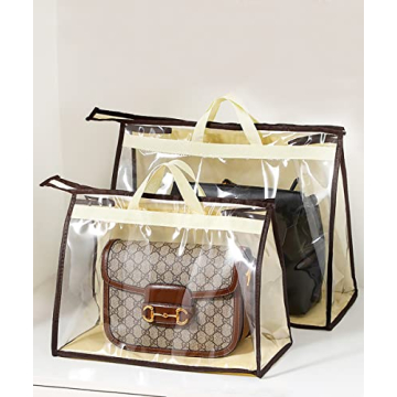 CINPIUK Handbag Dust Bags - Clear Purse Storage Organizers