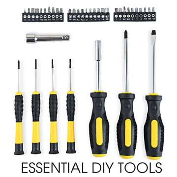 108 Piece Tool Set for Home Repair Tasks and Craftsmen