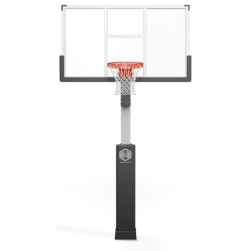 Dominator Adjustable Basketball Hoop 72" Backboard Quality Performance