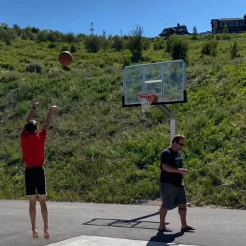 Dominator Adjustable Basketball Hoop 72" Backboard Quality Performance