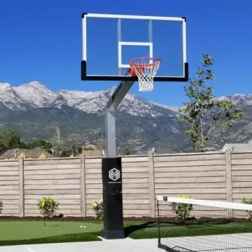 Dominator Adjustable Basketball Hoop 72" Backboard Quality Performance