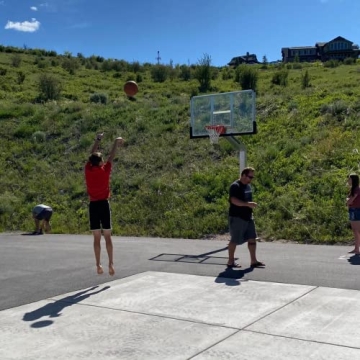 Dominator Adjustable Basketball Hoop 72" Backboard Quality Performance