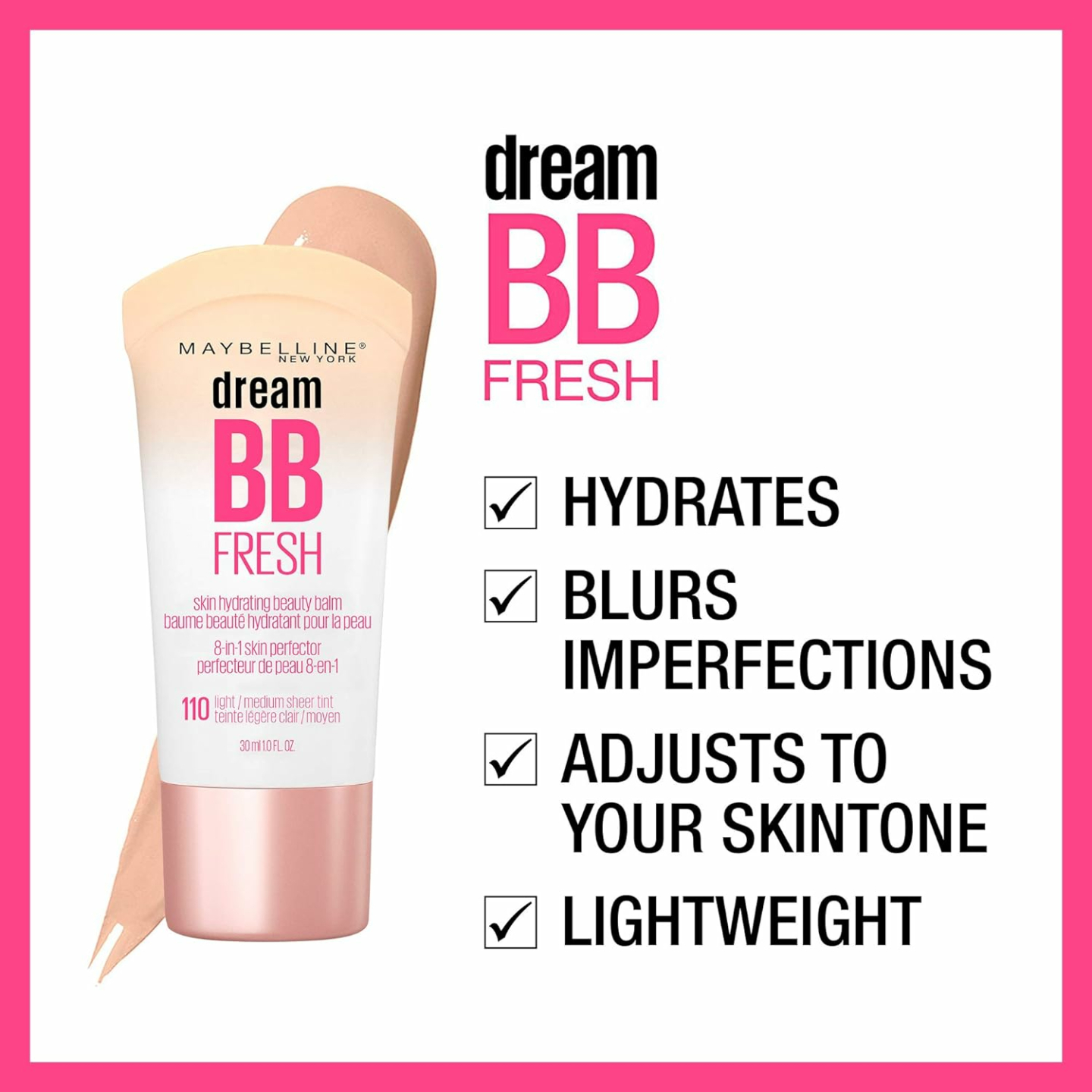 Maybelline Dream Fresh Skin BB Cream - Hydrating & Flawless