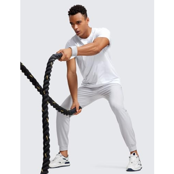 CRZ YOGA Athletic Joggers Men Lightweight 29" Outdoor Workout