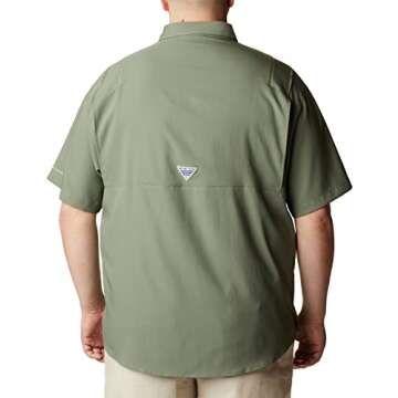 Columbia Men's PFG Tamiami II Short Sleeve Fishing Shirt - Comfortable UV Protection for Outdoor Adv...