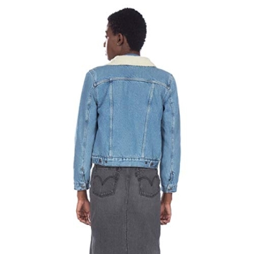 Levi's Women's Sherpa Trucker Jacket Classic Denim Warmth