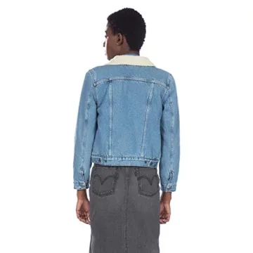 Levi's Women's Sherpa Trucker Jacket Classic Denim Warmth