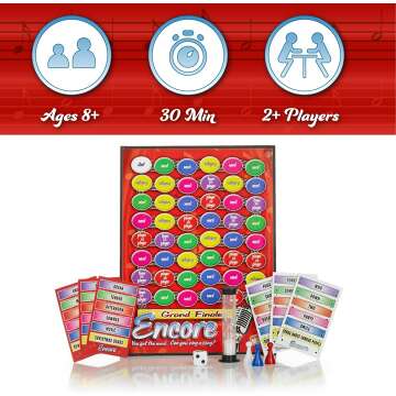 Encore Board Game - Fun Singing Competition Game