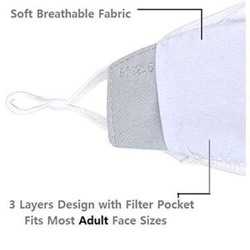 Sparkly Designer Face Mask for Women - THREE PEBBLES