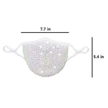 Sparkly Designer Face Mask for Women - THREE PEBBLES