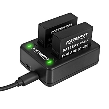 Kobra GoPro HERO4 Battery Pack with Dual Charger