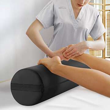 Premium Jumbo Round Massage Bolster for All Therapists