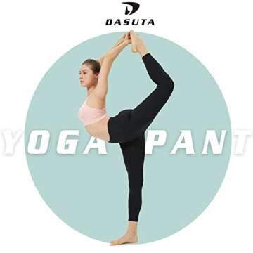 DASUTA High Waist Yoga Pants - Tummy Control, Pockets, Stylish & Comfortable