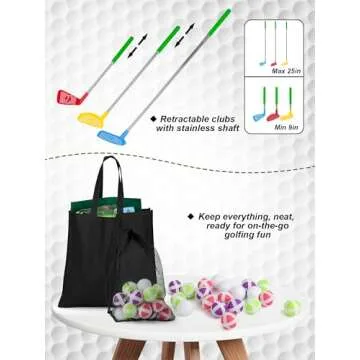 Liberry Toddler Golf Set for Kids 3-7 - Engaging Golf Game