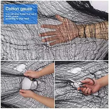 Giant Tmflexe Halloween Creepy Cloth 80"x400" Spooky Decor