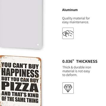 Starotore Healthy Eating Guidelines Metal Signs Eat Clean Snacks Infographic Tin Posters Dietitian Science Plaques Home Kitchen Club Office Wall Decor 12x16 Inches